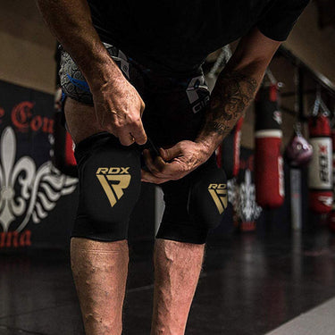 RDX K1 CE Certified Knee Support Padded Sleeve for Muay Thai & MMA OEKO-TEXÂ®Â Standard 100 certified#color_black