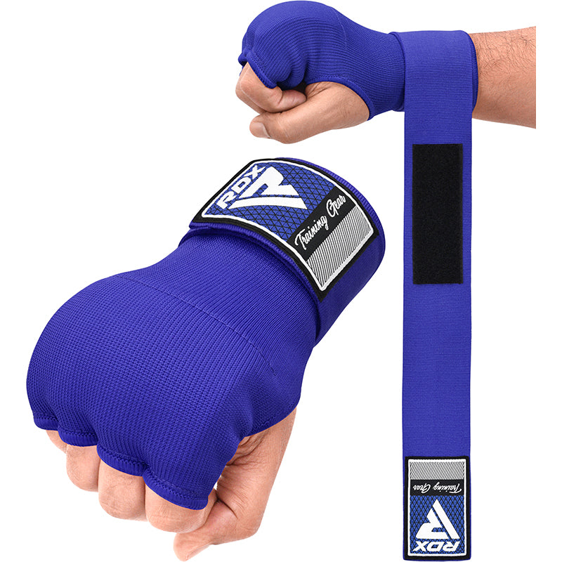 RDX IS Gel Padded Inner Gloves Hook & Loop Wrist Strap for Knuckle Protection OEKO-TEXÂ®Â Standard 100 certified#color_blue