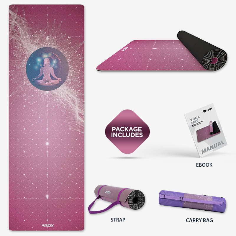 Vixen YOGA RUBBER MAT Pink 6 mm Yoga Mat - Buy Vixen YOGA RUBBER MAT Pink 6  mm Yoga Mat Online at Best Prices in India - FITNESS