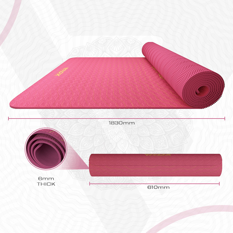 RDX D7 6mm TPE Yoga Mat – RDX Sports