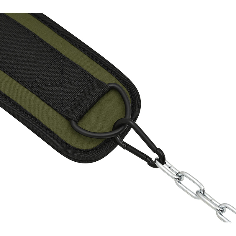 T7 Weight Training Dipping Belt Chain#color_armygreen