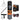RDX black orange grey punching bag with chains & bag mitts