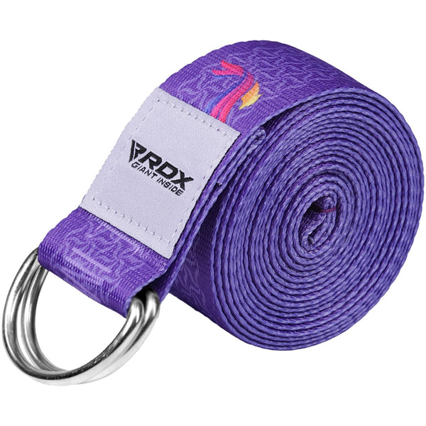 RDX F18 D-Ring Steel Buckle Cotton Yoga Strap – RDX Sports