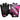 RDX F2 Gym Workout Gloves for Women Lycra Large Pink/White/Black