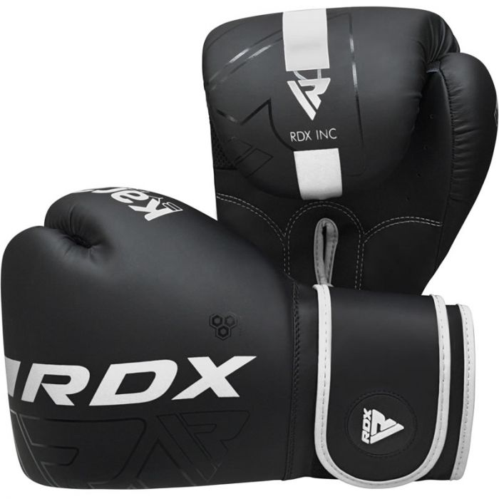 RDX F6 Kara Boxing Training Gloves Black#color_white