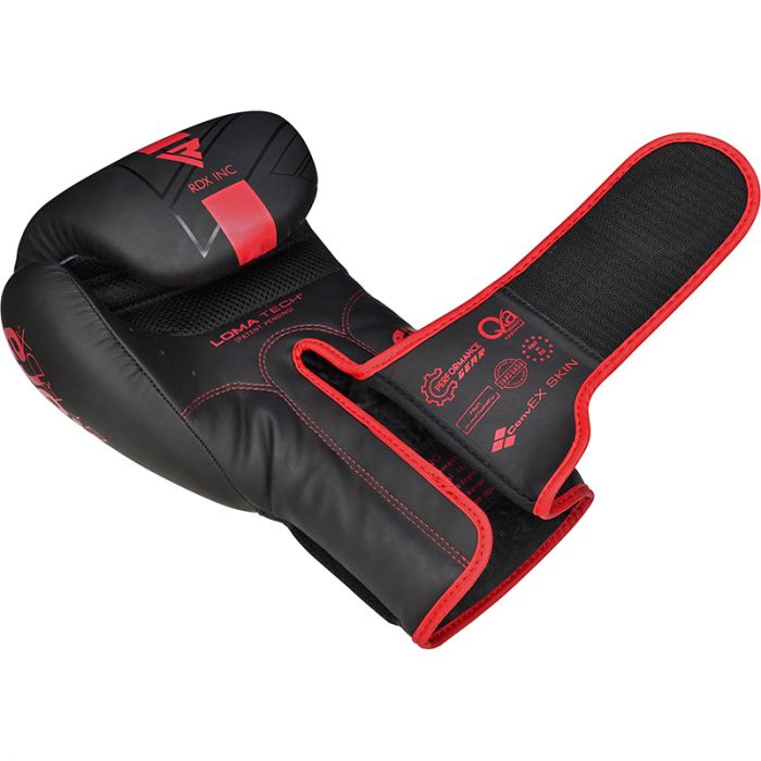 RDX F6 Kara Kids Boxing Gloves 6oz#color_red