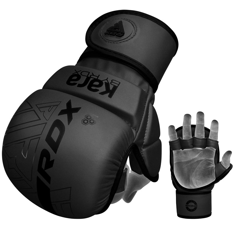 RDX F6 KARA MMA Sparring Gloves#color_black