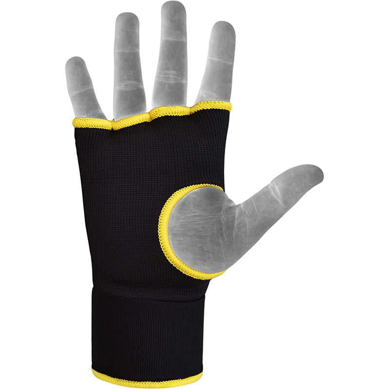 RDX 75cm Gel Inner Gloves with Wrist Strap#color_yellow
