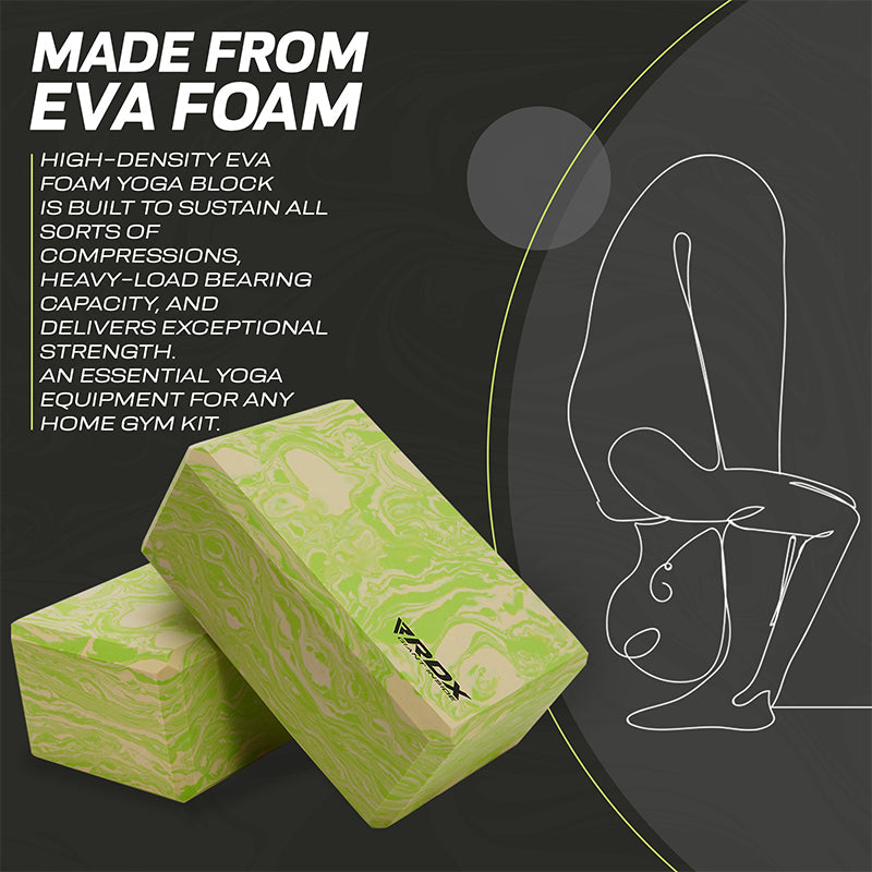 RDX MP EVA Foam High Density Non-Slips Yoga Block – RDX Sports