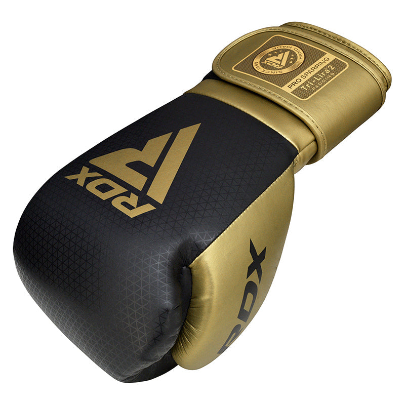 RDX L2 Mark Pro Sparring Boxing Gloves Hook and loop Black / Golden – RDX  Sports