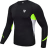 RDX L3 Long Sleeves Compression Rash Guard#color_green