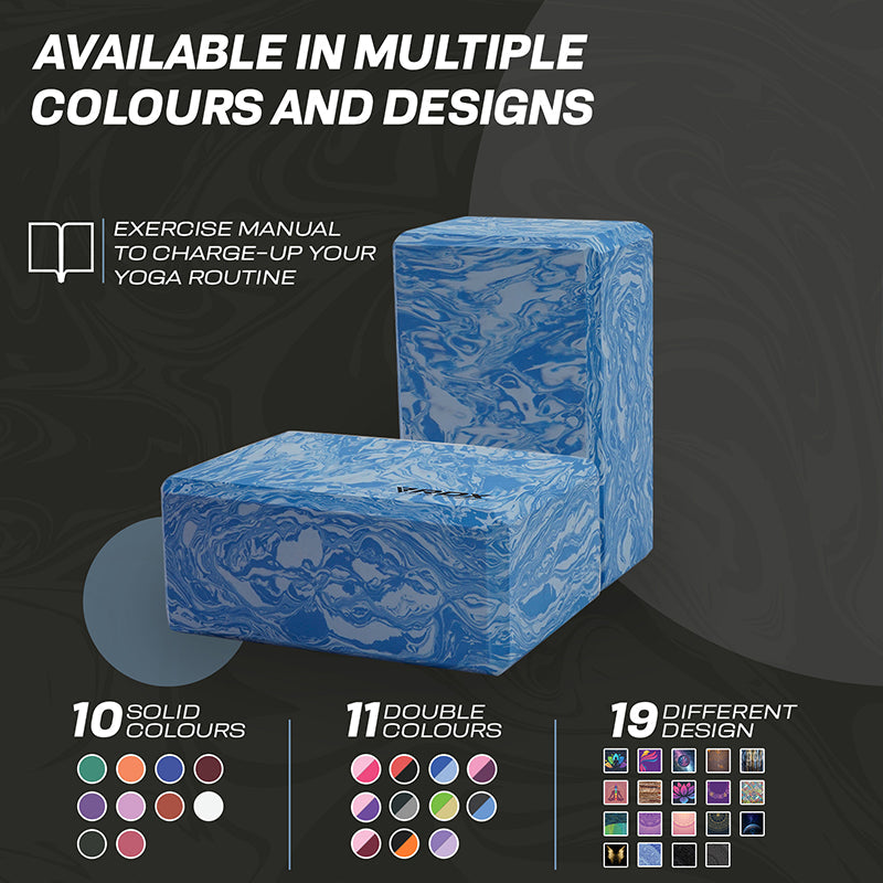 RDX D18 High Density EVA Foam Yoga Blocks Non-Slip Brick - RDX Sports - Foto 1