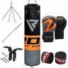 RDX FO Punching Bag with Boxing Gloves & Chain