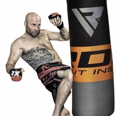 RDX FO 4ft / 5ft 17-in-1 Heavy Boxing Punch Bag & Gloves Set
