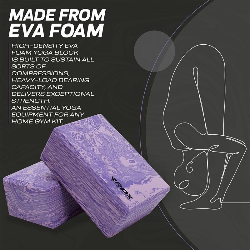 RDX PG EVA Foam High Density Non-Slips Yoga Block
