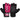 RDX W1 Gym Workout Gloves#color_pink