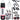 RDX X2 Pink 4ft Unfilled 17pc Punching Bag Set 
