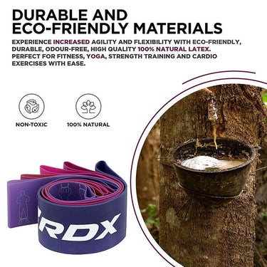 RDX PR 5-in-1 Pull Up Assist & Body Stretching Bands for Resistance Training