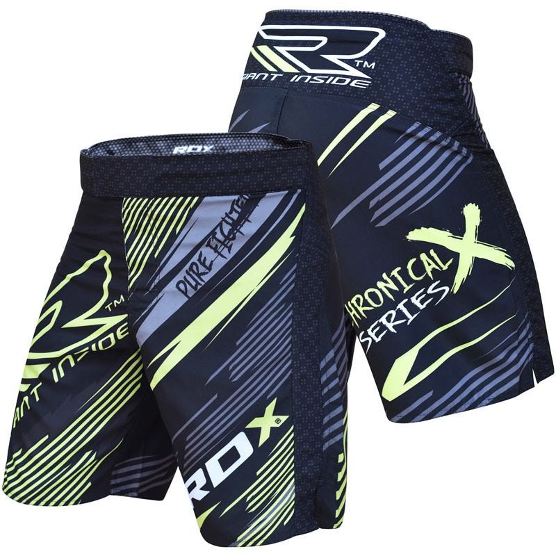 RDX R5 Chronical Series Short de MMA Moyenne d'or Polyester