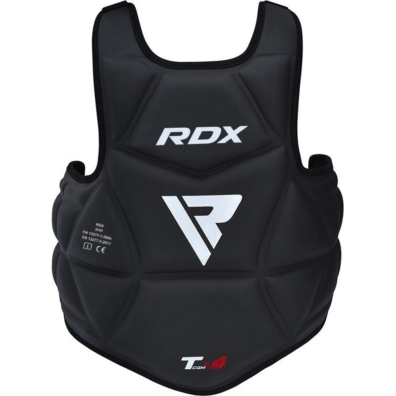 RDX Boxing Body Protector Reversible, Kickboxing MMA Muay Thai Chest Guard,  Sparring Training Heavy Punching, Adjustable Strike Shield, Martial Arts
