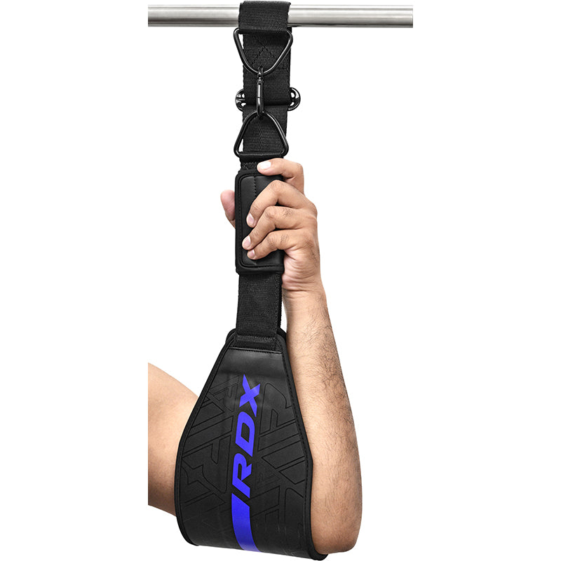 RDX AB Straps for Pull Up Bar Hanging, Maya Hide Leather, Abdominal Muscle  Building Padded Arm Support Slings with D-Ring Grip Strap, Leg Raiser