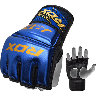 RDX J13 Junior MMA Grappling Gloves#color_blue