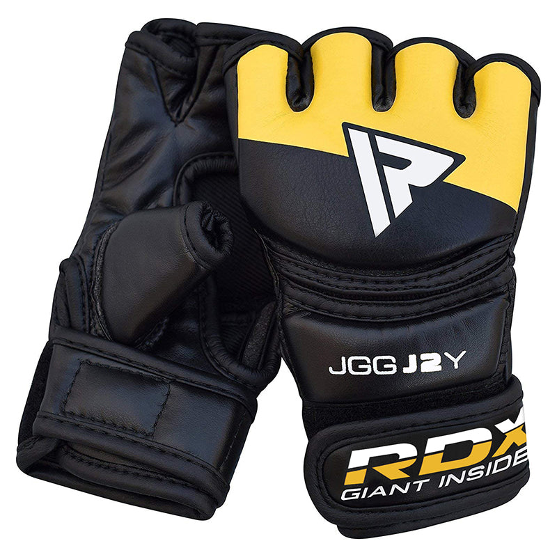 RDX J2 Kids MMA Grappling Gloves#color_yellow