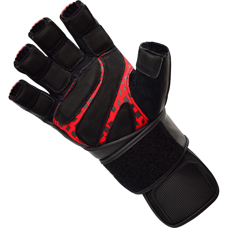 Heavy-Duty Leather Weight-Lifting Gloves- Strongest in the game