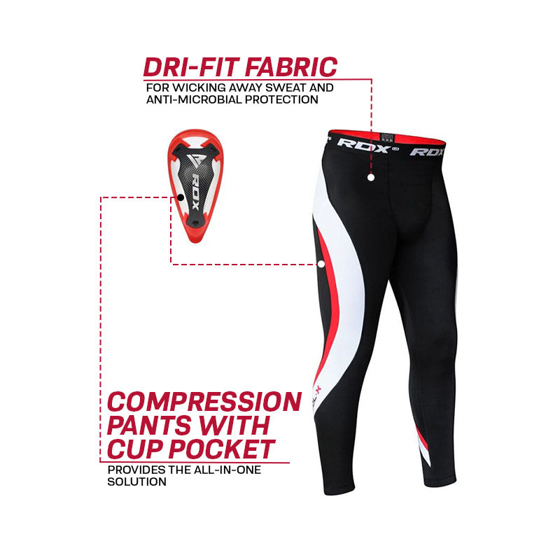 RDX X3 Base Layer Compression Pants – RDX Sports