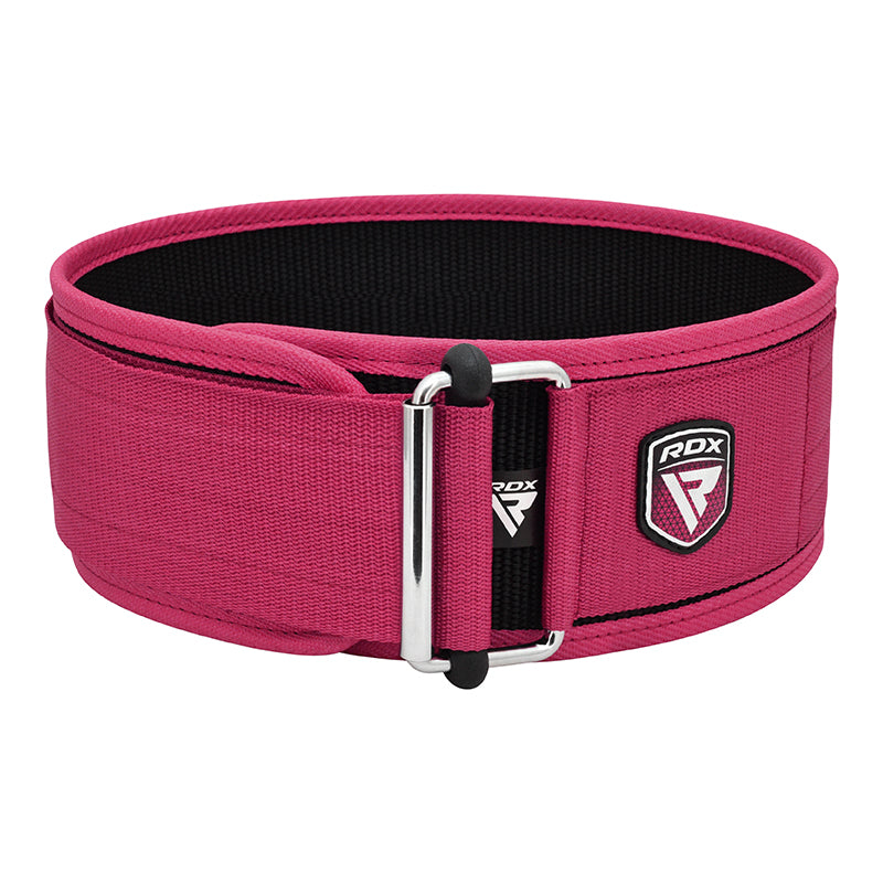 RDX RX1 4â€ Weight Lifting Belt For Women#color_pink
