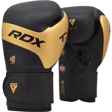 RDX T13 Gants de Boxe et Pad de Focus DorÃ© / Noir