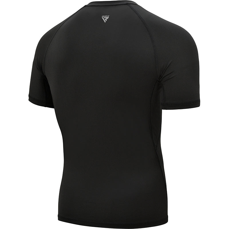 RDX T15 Short Sleeve Black Rash Guard – RDX Sports