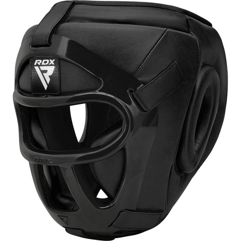 RDX T1F Head Guard with Removable Face Cage#color_black