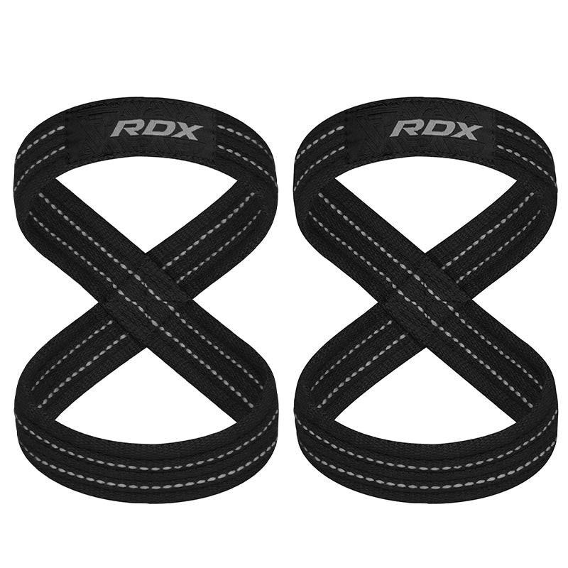 RDX weight lifting 8 Figure Strap#color_grey