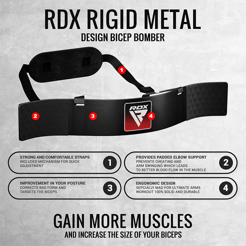 RDX Arm Blaster Biceps Triceps, 23” Aluminum India
