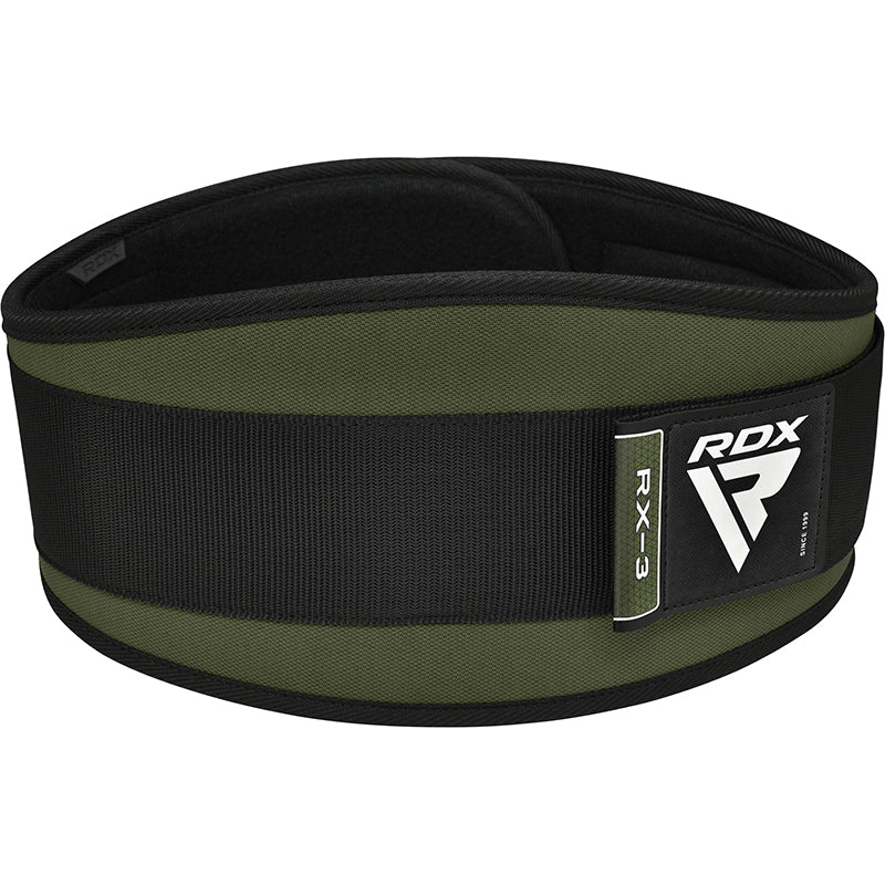 RDX X3 6 INCH Weightlifting Neoprene Gym Belt#color_green