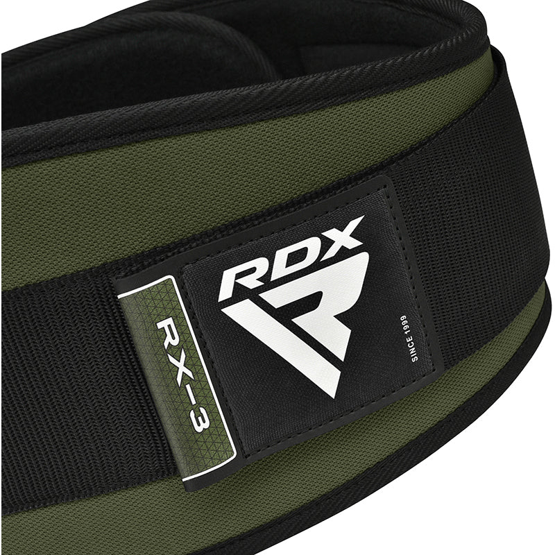 RDX X3 6 INCH Weightlifting Neoprene Gym Belt#color_green