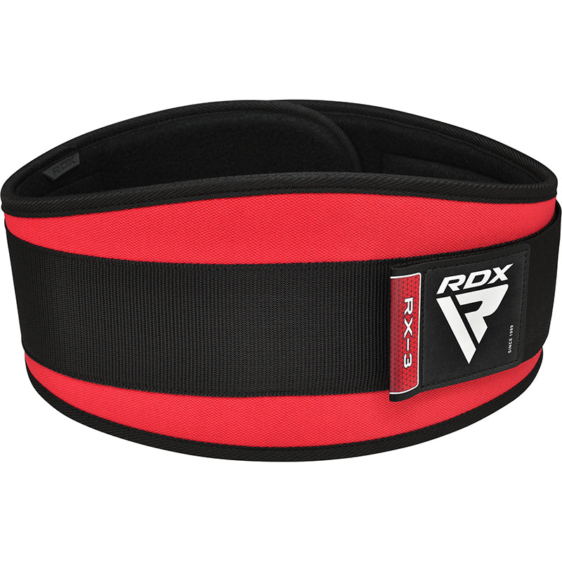 RDX X3 6 INCH Weightlifting Neoprene Gym Belt#color_red