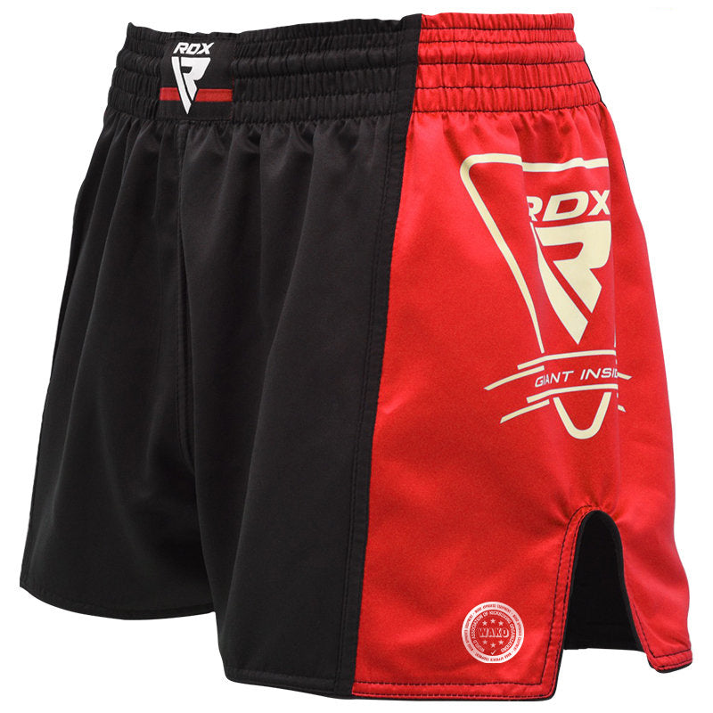 RDX R8 MMA Shorts Black/Red - KYOKUSHINWORLDSHOP