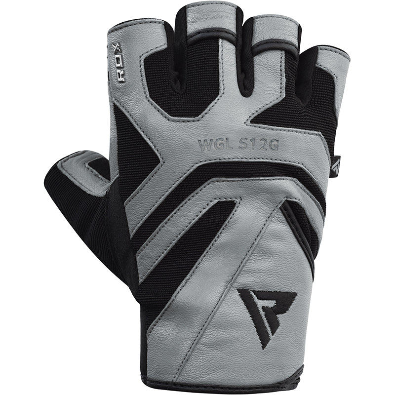 RDX S12 Leather Fitness Training Gloves