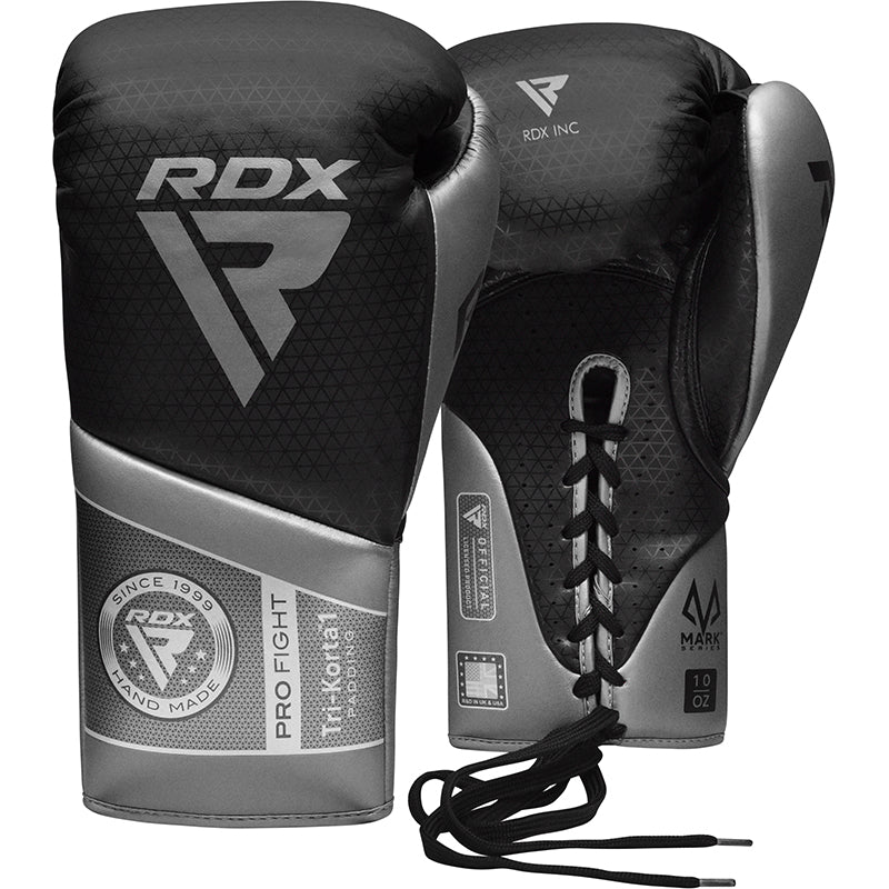 RDX K1 Mark Pro Fight Boxing Gloves#color_silver