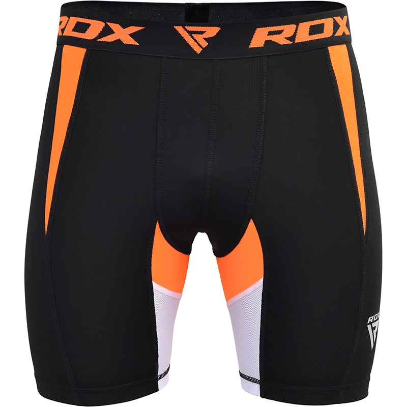 RDX X3 Thermal Spats Shorts #color_orange