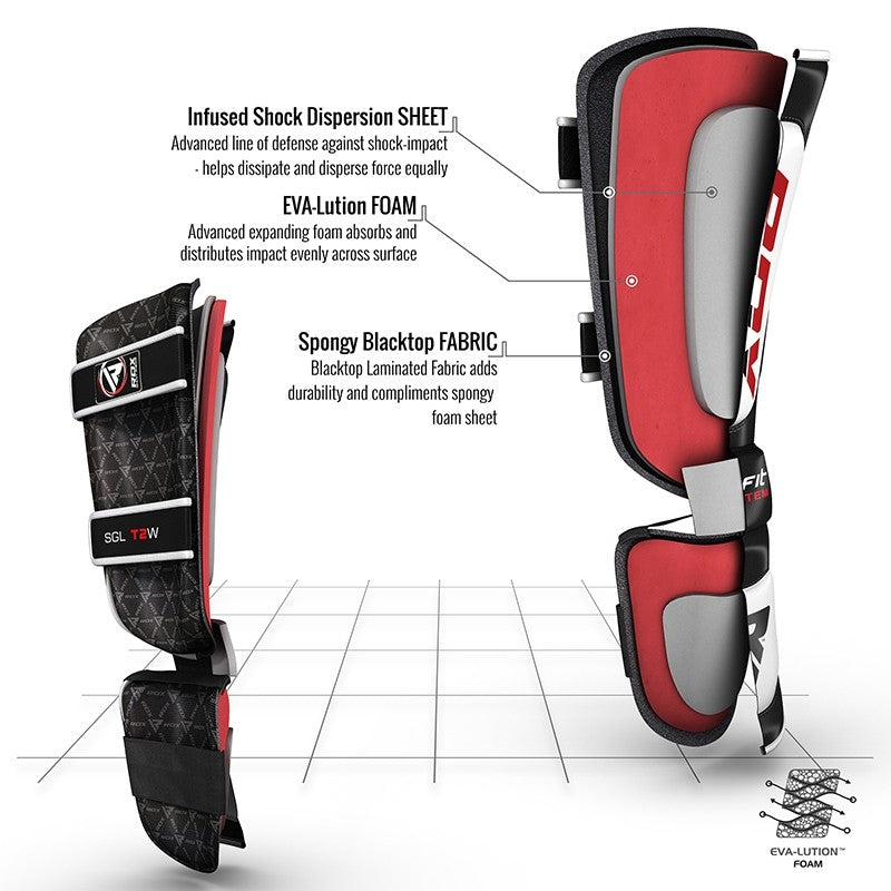 RDX T2 Shin Instep Guards RDX Sports USA
