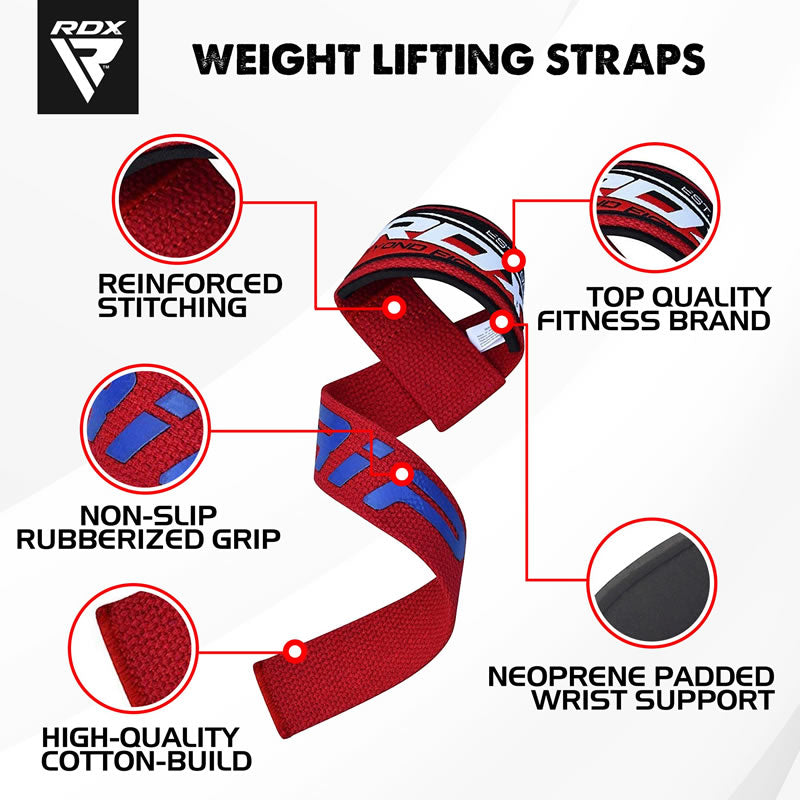 RDX W2 Weightlifting Wrist Straps