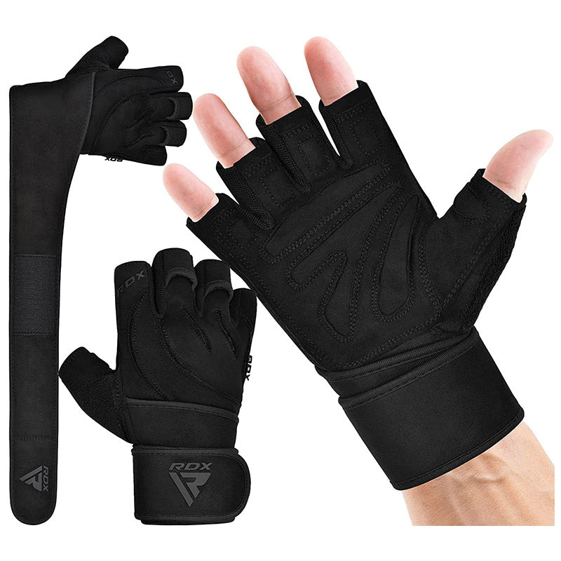 RDX Weight Lifting Gloves for Gym Workout, Long Wrist Support with Ant