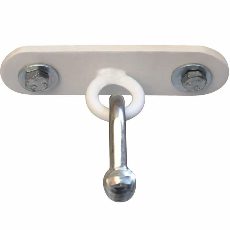 RDX 1W White Heavy Duty Ceiling Mount Bracket with Hook for Punch Bags